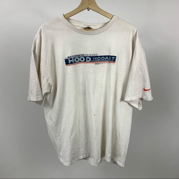 Vintage Nike Hood to Coast Oregon Relay Race Retro 1997 Nationwide Insurance